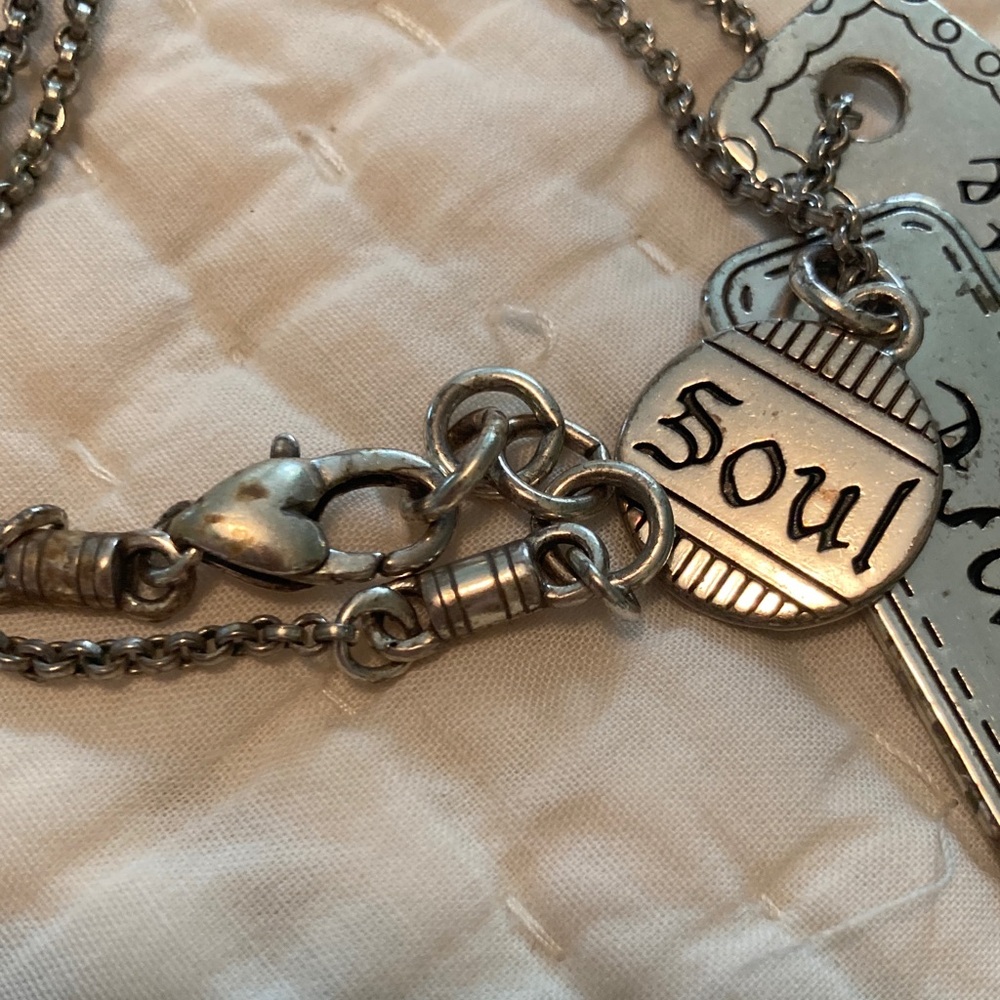 Brighton Vintage Silver Charm Bracelet and Necklace Set, collectible pieces! - Picture 4 of 7
